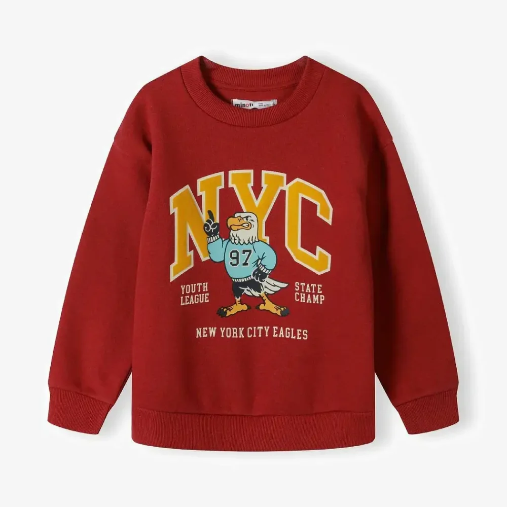 19FLEECE 51J: Printed Fleece Sweatshirt (2-8 Years) 19FLEECE 51J: Printed Fleece Sweatshirt (2-8 Years)